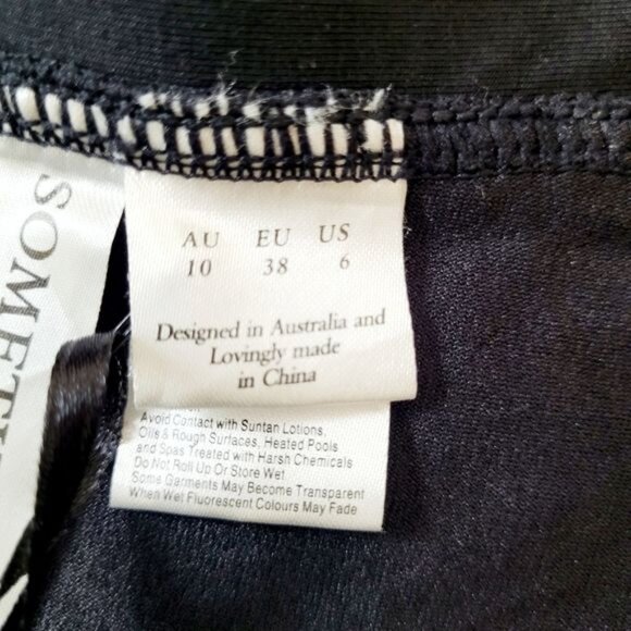 Something Else by Natalie Wood 90's Hi Cut  panty  Size 6 NEW - Picture 6 of 8